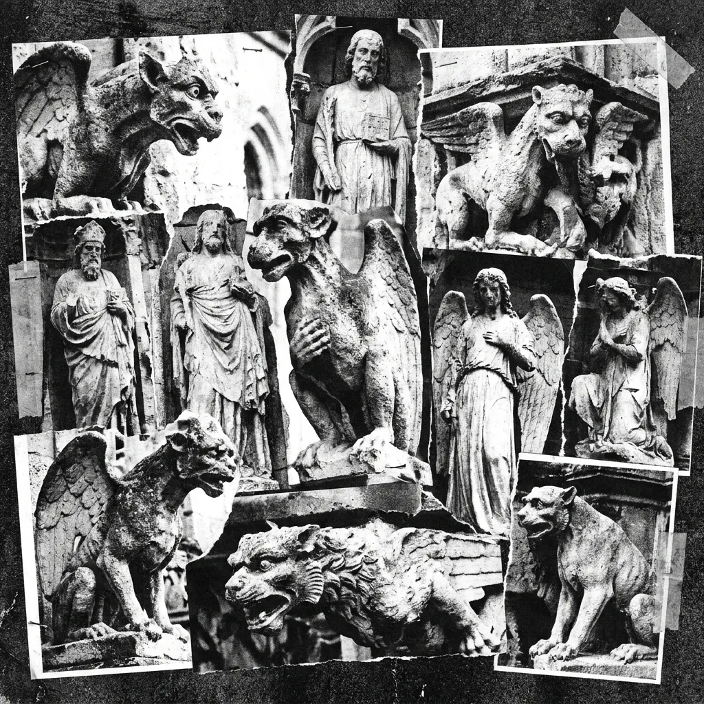 Gargoyles and stone saints — the watchers